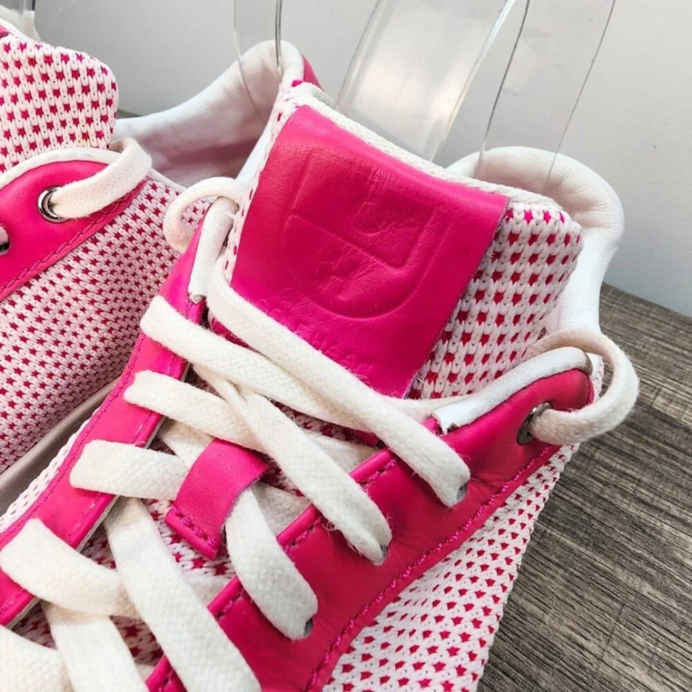 Cole Haan Zerogrand‎ Women's Pink White Star Mesh Sneakers Athletic Shoes 9.5 - Picture 4 of 7